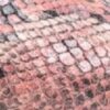 Vitello Stampato Vipera Rosa
